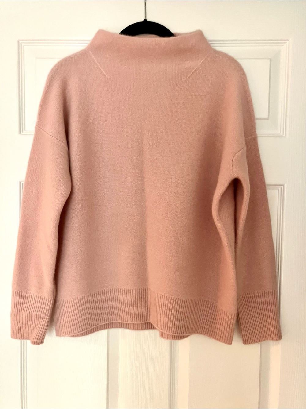 *NWOT* VINCE Plush Cashmere Funnel-Neck Sweater in Vintage Rose Size XS